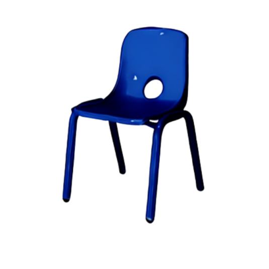 Silla kinder, metal y plástico