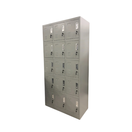 Locker 15 puertas, metal