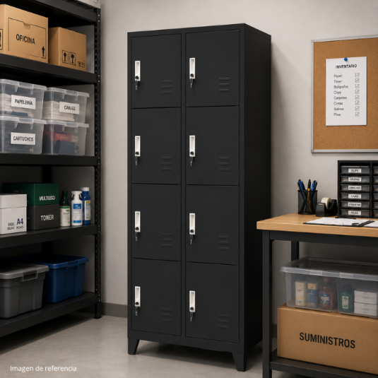locker de 8 casilleros -puertas