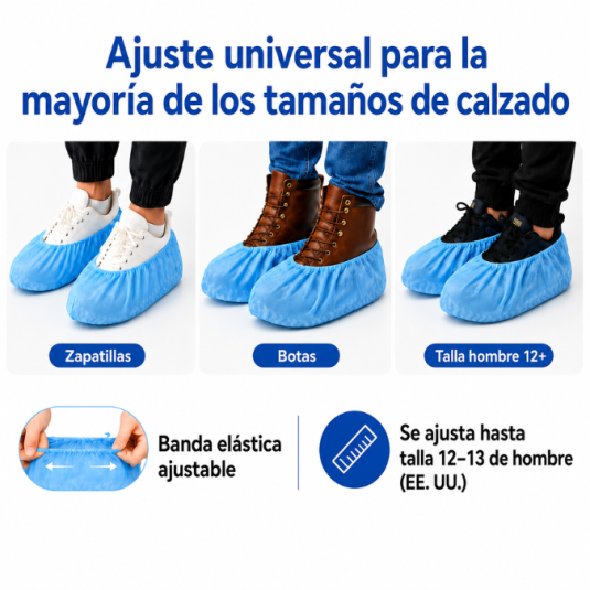 cubre calzado desechable, fundas para zapatos desechables, cubrezapatos clinicos