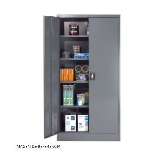 armario metálico multiuso color gris oscuro